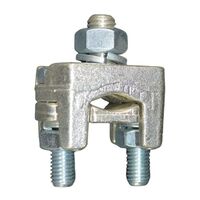 Riser Clamp Single 16-150mm² Split Bolt Nickel Brass Bovara