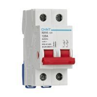 Isolator Switch Disconnector 2P 80A DIN Rail Red Toggle NH4 Chint