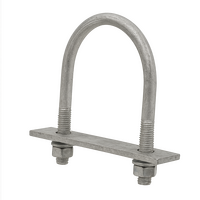 Enclosure Mounting Kit Suits 100mm Galvanised Private Pole Bovara
