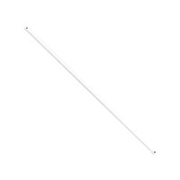Stanza LED 900mm Extension Rod Satin White Ventair