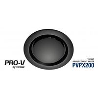 Round Fascia to Suit Airbus 200 Matte Black Ventair