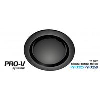 Round Fascia to Suit Airbus 225 250 Matte Black Ventair