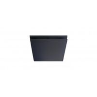 Airbus 200 Square Fascia Matte Black Ventair