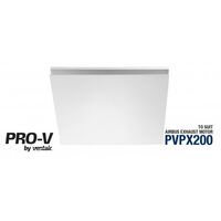 High Flow Square Fascia to Suit Airbus 200 White Ventair