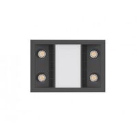 Manrose Capri 3-in-1 Heater Exhaust Light Matte Black Ventair