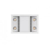 Manrose Capri 3-in-1 Heater Exhaust Light White Ventair
