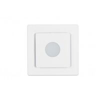 Ovation 200 Header Box Exhaust Fan 10W LED Square White Ventair