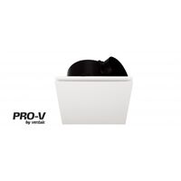 High Flow Side Ducted Exhaust Fan 200mm Square White Ventair