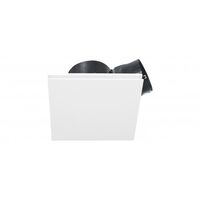 Airbus 300 Side Ducted Exhaust Fan Square White Ventair