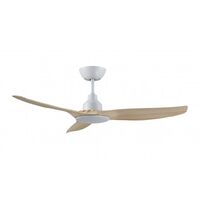 SKYFAN 1300mm 3 Blade DC Ceiling Fan Light Oak Ventair