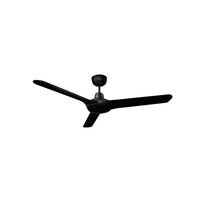 Spyda DC 1250mm 3 Blade Ceiling Fan Black Ventair