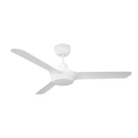Spyda DC 1250mm 3 Blade Ceiling Fan 20W LED White Ventair