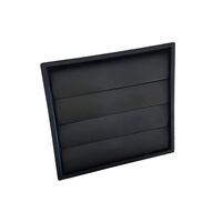 100mm Standard Gravity Shutter Grille Black Ventair