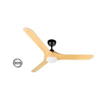 Spyda 1570mm 3 Blade Ceiling Fan LED Bamboo Ventair