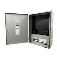 Wallawa Meter Box 700x500x270mm 18P Load Centre IP23 Grey Bovara
