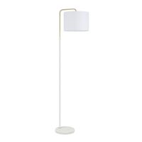 Floor Lamp ES Black Drum Marble Adjustable 320mm CLA Lighting