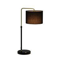 Table Lamp ES Drum Adjustable Marble White 220mm CLA Lighting