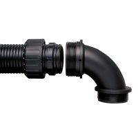 Adaptaseal 90 Degree Elbow 13mm Conduit M16 Male Black Adaptaflex