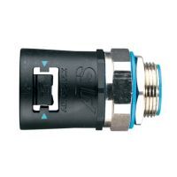 Adaptalok Straight Swivel 13mm M16 Male Blue Seal Adaptaflex
