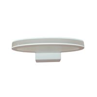Wall Light 6W Oval Matt White 3000K Frosted 460lm CLA Lighting