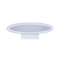 Wall Light 6W Oval Matt White 3000K Frosted 460lm CLA Lighting