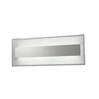 Wall Light 10W Rectangular Satin Chrome 3000K 614lm CLA Lighting