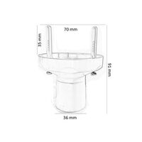 Batten Holder BC 10A Earthed with Lugs Pack of 10 CLA Lighting