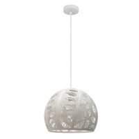 Pendant ES Black Embossed Dome Gold Interior 300mm CLA Lighting