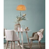 Pendant Light ES Small Bamboo 380mm x 230mm CLA Lighting