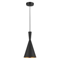 Pendant Light ES Cone Black 190mm CLA Lighting