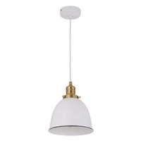 Pendant Light ES White Ellipse 205mm x 235mm CLA Lighting