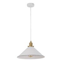 Pendant Light ES White Coolie 360mm CLA Lighting
