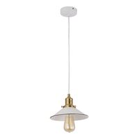 Pendant Light ES White Small Coolie 220mm x 140mm CLA Lighting