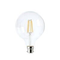 LED Globe ES G95 Filament 6W 6000K Clear Dimmable CLA Lighting