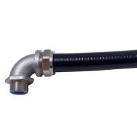 Liquid Tight Conduit 25mm Gal Steel PVC Black Roll of 150m Cabac
