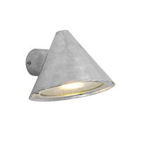 Outdoor Wall Light GU10 Cone Matt Black IP65 CLA Lighting