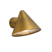 Outdoor Wall Light GU10 Cone Matt Black IP65 CLA Lighting