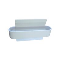 Wall Light 6W Rectangular Curved Matt White 3000K CLA Lighting