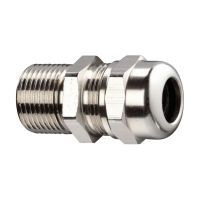 Ex de Unarmoured Cable Gland M40 26-34mm Nickel Brass Kopex