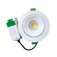LED Downlight Gimbal 8W Tri-Colour White 90mm CLA Lighting