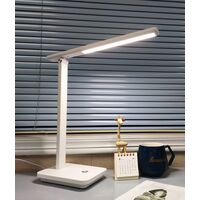 Table Lamp 5W Tri-Colour Rechargeable White 353mm CLA Lighting