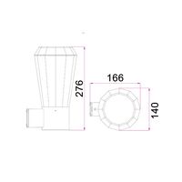 Outdoor Wall Light LED 20W 3000K Dark Grey IP54 CLA Lighting
