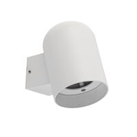 Outdoor Wall Light GU10 Oval Matt White IP65 CLA Lighting