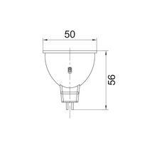 LED Globe MR16 6W 12V Tri-Colour White 480lm CLA Lighting