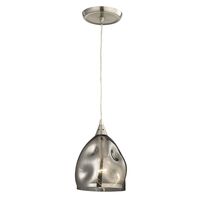 Pendant ES Champagne Dimpled Glass Ellipse 146mm CLA Lighting