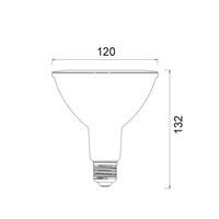 LED Globe ES PAR38 15W 3000K IP65 White 1300lm CLA Lighting