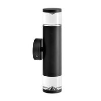Pillar Light Up Down 12V MR16 Anti-Glare Black IP65 CLA Lighting