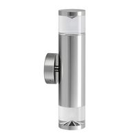 Pillar Light Up Down MR16 Anti-Glare Titanium IP65 CLA Lighting
