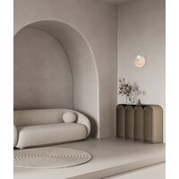Wall Light G9 Round Travertine Beige with Switch CLA Lighting