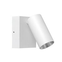 Wall Light Pillar LED 8W Tri-Colour IP65 Matt White CLA Lighting
